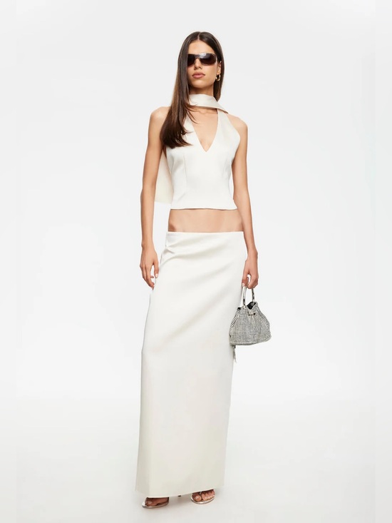 Lioness Tops - Lioness Front Row Halter | cream A2
